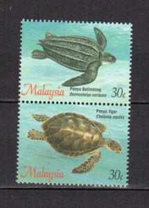 Malaisie 1995 tortues marines une série de 2 timbres MNH /TE4949 - Picture 1 of 1