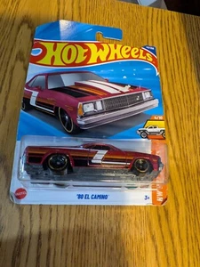 NEW 2025 Case Hot Wheels '80 El Camino #43 Long Card - Picture 1 of 2