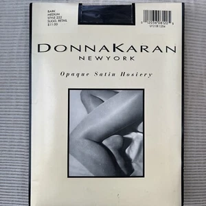 DonnaKaran New York Rinde blickdicht Satinstrumpfhose Stil 222 Größe M - Bild 1 von 5