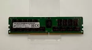 Genuine Micron 32GB 2RX4 DDR4 PC4-2666V DIMM RAM MTA36ASF4G72PZ-2G6E1RI Tested - Picture 1 of 2
