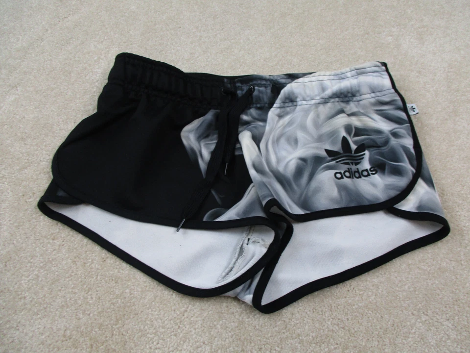 Adidas Shorts Womens Small Black Gray Rita Ora Smoke Originals Ladies UK 10 - Image 1 of 4