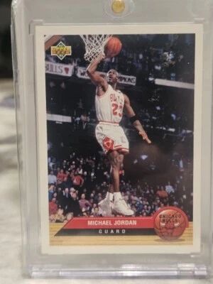 Tarjeta de baloncesto Michael Jordan 1992-1993 Upper Deck McDonald's Chicago Bulls #P5 Foto 1 de 4