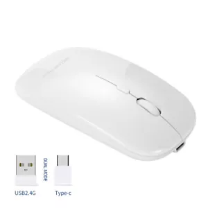 Mouse inalámbrico USB tipo C para Apple iMac, más reciente MacBook Pro/Air, iPad, superficie - Imagen 1 de 14