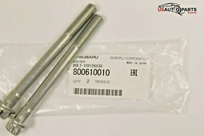 Set of 2 - Genuine Subaru Engine Crankshaft Main Bearing Cap Bolt For Baja 90-21 — 第 1/4 张图片