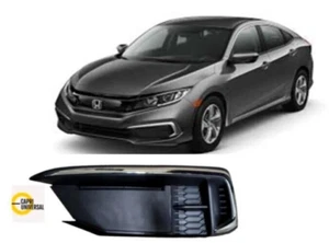 Cubierta de faro antiniebla para parachoques delantero izquierdo Honda Civic 2019-2021 cupé/sedán - Imagen 1 de 2