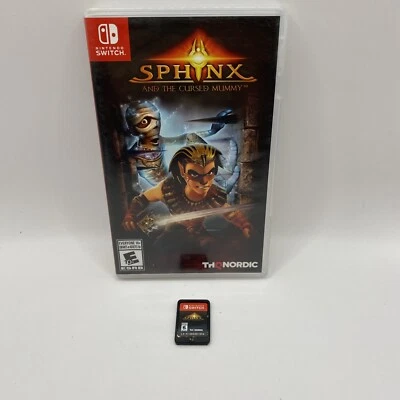 Sphinx and the Cursed Mummy Original Case Nintendo Switch EUC! FAST FREE SHIP!!! - Image 1 of 4