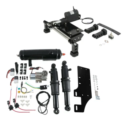 Soporte central eléctrico suspensión neumática y tanque de aire para Harley Road King 09-16 Foto 1 de 4