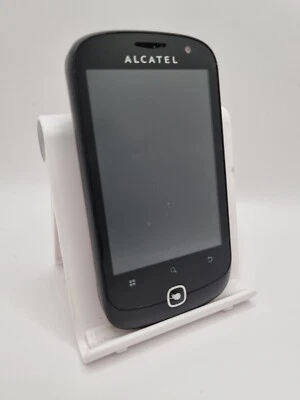 Alcatel One Touch 990 Black O2 Network 150MB 3.5" 5MP Android Smartphone - Image 1 of 4