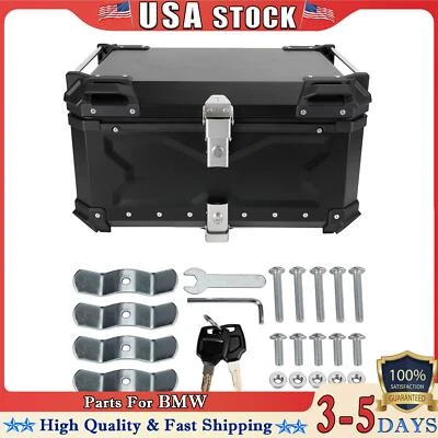 Universal Tail Box Case Top Luggage Box 65L For Bmw R1200Gs R1250Gs F750Gs 850Gs Foto 1 de 4