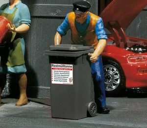 Cubos de basura grises Pola escala G 2 nuevos resistentes a la intemperie artículo: 333205 - Imagen 1 de 1