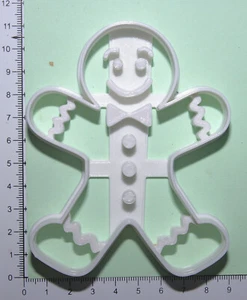 Lebkuchenmann Ausstecher oder Fondant 3D gedruckt - Bild 1 von 2