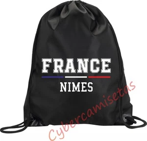 MOCHILA BOLSA SACO NIMES BOLSO GIMNASIO BOLSA DEPORTE FRANCIA MODELO 1  - Picture 1 of 1