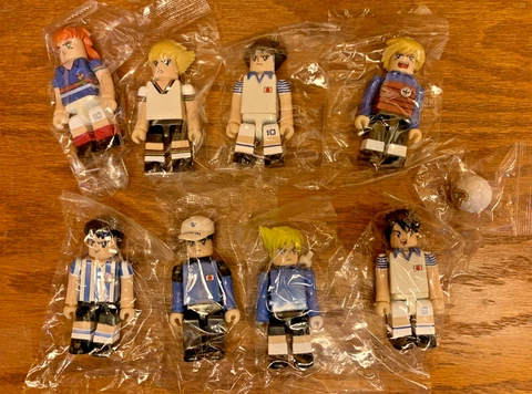 Soccer figure set of 8 Tsubasa Kojiro Hyuga Wakabayashi Genzo Zino HERNANDEZ Cover