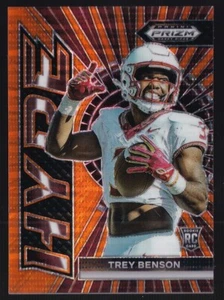 2024 Panini Prizm Draft Picks #HP-TB Trey Benson Hype Orange Pulsar #/49 - Picture 1 of 2