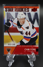 2021-22 Upper Deck AHL - Star Rookies Red Parallel - #112 Cam York 032/100