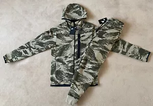 Nike Tech Tracksuit Set NSW FZ Hoodie & Pants SIZE SMALL CU4491 342/ CU4497 342 - Picture 1 of 12