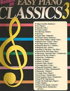 Hooked On Easy Piano CLASSICS VOLUME 3 BOOK AND CD - Picture 1 of 1