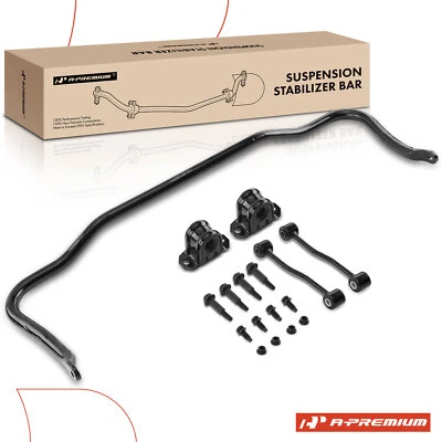 Barra estabilizadora de suspensión con kit de buje delantero para Jeep Grand Cherokee 1999-2004 30 mm Foto 1 de 4