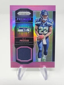 2016 Panini Prizm Football Premier Jerseys #PPJ-CJ2 CJ Prosise Pink Relic - Bild 1 von 2