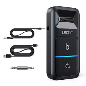 LENCENT Receptor Inalámbrico Bluetooth 3.5mm AUX Audio Estéreo Música Coche Adaptador - Imagen 1 de 6