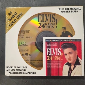 New Elvis Presley 24 Karat Hits Gold Disc CD DCC Compact Classics GZS-1117 - Picture 1 of 2