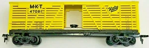 Mantua HO Scale Heavy 41’ Woodstock Car MKT Katy 735-077 V.Good Condition - CIB - Picture 1 of 9