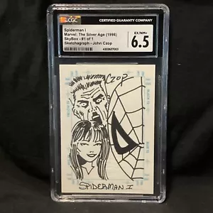 Marvel Silver Age Sketchagraph: Spiderman I John Czop EX/NUOVO DI ZECCA + CGC 6.5 (7003) - Foto 1 di 2