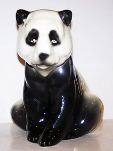 INCREDIBLE VINTAGE HTF HUGE HISPANIA SPAIN DAISA (LLADRO) PANDA BEAR FIGURINE - Picture 1 of 10