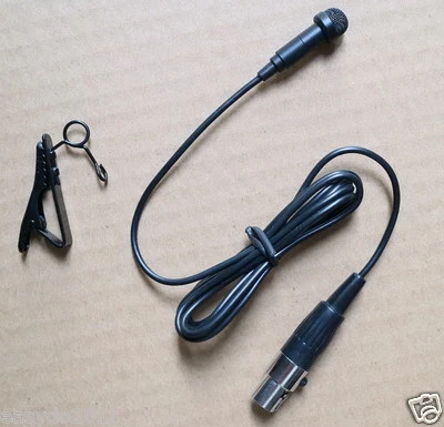 Tie Clip Lapel Microphones for Shure Wireless SLX ULX Lavalier Mic System - Image 1 of 3
