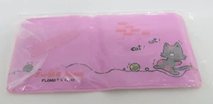Vintage 1980's Wallet FLOMO M-2114B Sweet Home Cat kitten ball of string - NEW  - Picture 1 of 5