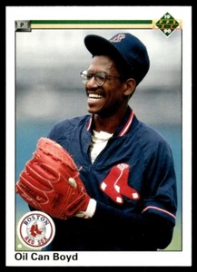 1990 Upper Deck #484 Oil Can Boyd Boston Red Sox - Picture 1 of 2