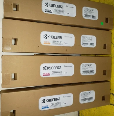 GENUINE KYOCERA IK-7117K IK-7117C IK-7117M IK-7117Y TASKalfa Pro 15000c FULL SET - Image 1 of 2