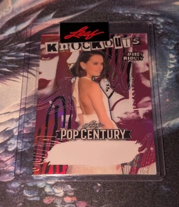 2023 Leaf Metal Pop Century Knockouts unsigniert Proof 1/1 Daisy Ridley Pink NM/M - Bild 1 von 2