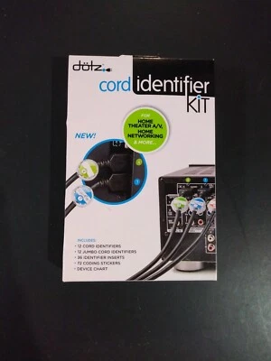 Dotz Home Entertainment Cord Identifier Kit Cord and Cable Management DCI131HEK - Image 1 of 4