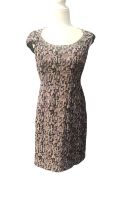 Ann Taylor Women's Size 4 Abstract Print Cap Sleeve Sheath Dress - Image 1 of 4