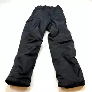 Pantaloni da neve isolati Rawik Line ragazzo grandi neri sci snowboard outdoor campeggio - Foto 1 di 14