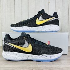 Nike Lebron 20 XX Black Metallic Gold Basketball Shoes DJ5423-003 Men’s Size 7.5