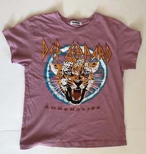 DAYDREAMER Def Leppard Adrenalize Tour Tee Lotus Flower S - Picture 1 of 10