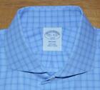 Brooks Brothers Regent Fit 15.5 34/35 check non iron cutaway dress shirt b7j6