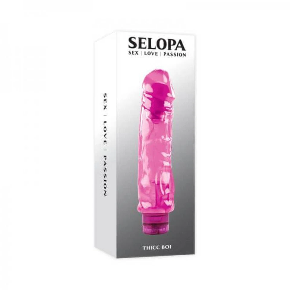 Multi Speed Vibrator Selopa Thicc Boi 8 In. Pink - Image 1 of 1
