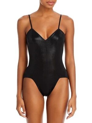 Norma Kamali L1604 Womens Black Wonderwoman One Piece Size M - Image 1 of 4