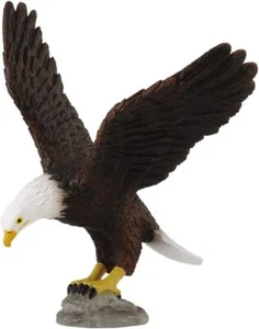 Figura de juguete CollectA Wildlife American Bald Eagle - Auténtico modelo pintado a mano - Imagen 1 de 1