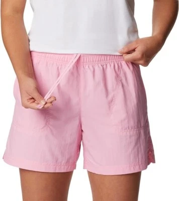 NEW Women's Columbia Pink Sandy River Shorts Size XLarge 5" Inseam MSRP $45.00 - Image 1 of 4