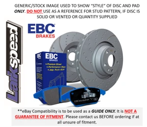 EBC Front GD Discs Bluestuff Pads para Mini R56 1.6 Turbo Works 2012   - Imagen 1 de 6