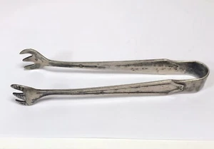 International Sterling Silver Sugar Cube Tongs Claw Serve 925 Vintage 4” 21.5 G - Picture 1 of 7