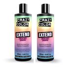 2x Crazy Color Extend Color Safe Shampoo 250ml / 8.45oz