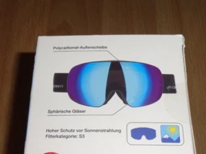 Crivit® Sports Skibrille und Snowboardbrille,vollverspiegelt,getönte ScheibeNEU!