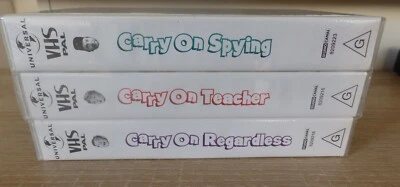 The Carry On Collection VHS Video Tapes Box Set  PAL Sid James Brand New Sealed - image 1 of 4