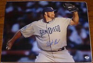 Heath Bell Signed Padres 16x20 Photo PSA/DNA Baseball All Star Picture Autograph
