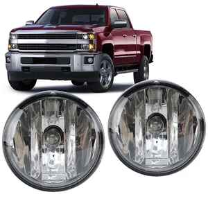 For Chevrolet Silverado 2500 HD 2015-2018 2019 Fog Light Driving Lamp Left&Right - Picture 1 of 20